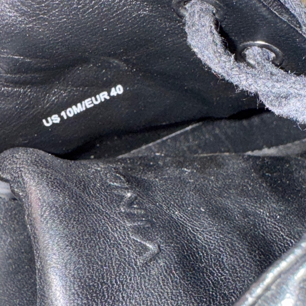 Vince Benfield Platform Sneaker Black Size 10 US - Size 40 EU - Picture 7 of 10